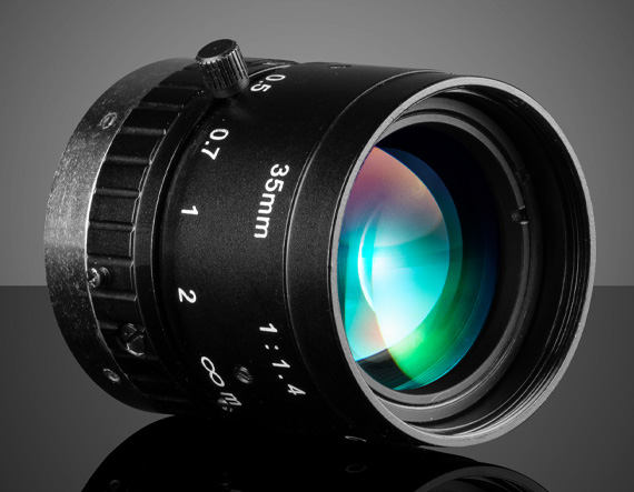 35 мм 2-мегапиксельный объектив с фиксированным фокусным расстоянием