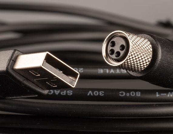 Кабель-переходник USB-Serial с гнездовой вилкой M8