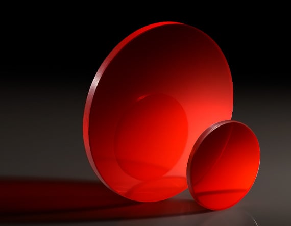 25,4 мм в диаметре, 2 мм толщиной, без покрытия, ISP Optics Окно на бромйодистом таллии (KRS-5) | К5-В-25-2