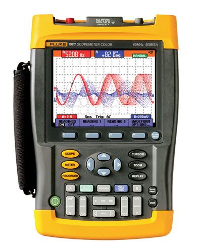 Портативный цифровой осциллограф Fluke ScopeMeter 192C