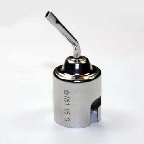 N51-05 Hakko Изогнутая форсунка горячего воздуха, 1,5 x 3 мм