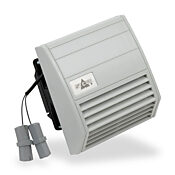 Enclosure Fan Assembly: intake, 14 CFM, 120 VAC operating voltage (PN# 018000-01)