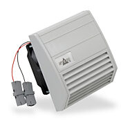 Enclosure Fan Assembly: intake, 12 CFM, 24 VDC operating voltage (PN# 018000-02)