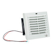 Enclosure Fan Assembly: intake, 14 CFM, 48 VDC operating voltage (PN# 018701-30)