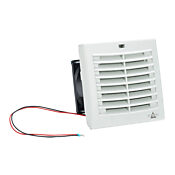 Enclosure Fan Assembly: exhaust, 19 CFM, 48 VDC operating voltage (PN# 018801-00)