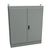 Enclosure: 72 x 60 x 18in, freestanding, carbon steel (PN# 1418ZX18)