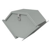 Фитинг Hammond Lay-in Wireway: колено 90 градусов, 8 x 8 дюймов (PN # 1485E9Q)