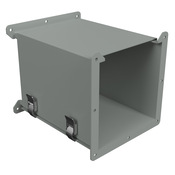 Фитинг Hammond Lay-in Wireway: перемещение против часовой стрелки, 8 x 8 дюймов (PN # 1485EZC12)