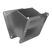 Проходной фитинг для кабельного канала Hammond: колено 45 градусов, 4 x 4 дюйма (PN # 1487C4PSS)