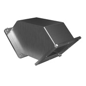 Проходной фитинг для кабельного канала Hammond: колено 90 градусов, 4 x 4 дюйма (PN # 1487C9PSS)