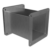 Проходной фитинг для кабельного канала Hammond: ниппель, 4 x 4 x 6 дюймов (PN # 1487CM6SS)