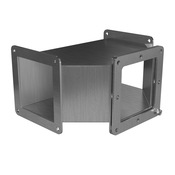 Проходной фитинг Hammond для кабельного канала: тройник, 4 x 4 дюйма (PN # 1487CTSS)