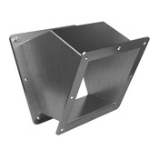 Проходной фитинг для кабельного канала Hammond: колено 45 градусов, 6 x 6 дюймов (PN # 1487D4PSS)