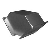 Проходной фитинг для кабельного канала Hammond: колено 90 градусов, 6 x 6 дюймов (PN # 1487D9PSS)