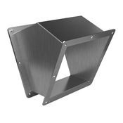 Проходной фитинг Hammond для кабельного канала: колено 45 градусов, 8 x 8 дюймов (PN # 1487E4PSS)