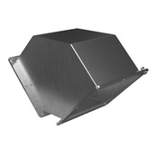 Проходной фитинг Hammond для кабельного канала: колено 90 градусов, 8 x 8 дюймов (PN # 1487E9PSS)