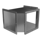 Проходной фитинг Hammond для кабельного канала: тройник, 8 x 8 дюймов (PN # 1487ETSS)