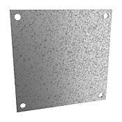 Субпанель: 4,88 x 4,88 дюйма, калибр 14, оцинкованная сталь (PN # 14G0505)