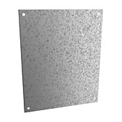 Subpanel: 21 x 17in, 12 gauge, galvanized steel (PN# 18G2117)