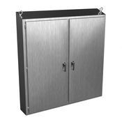 Enclosure: 74 x 75 x 12in, freestanding, 304 stainless steel (PN# 2STFS747512SS)