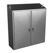Enclosure: 74 x 75 x 24in, freestanding, 316 stainless steel (PN# 2STFS747524S16)