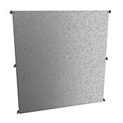 Subpanel: 60 x 56in, 10 gauge, galvanized steel (PN# 72ZXFWG)