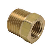 Pneumatic Threaded Fitting: 5/pk, hex bushing (PN# BFHB-38N-14N)