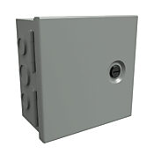 Enclosure: 18 x 18 x 6in, wall mount, carbon steel (PN# CHKO18186)