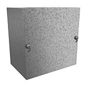 Корпус: 6 x 6 x 4 дюйма, настенное крепление, оцинкованная сталь (PN# CSG664)