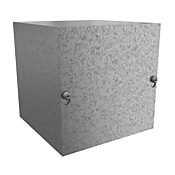 Корпус: 6 x 6 x 6 дюймов, настенное крепление, оцинкованная сталь (PN# CSG666)