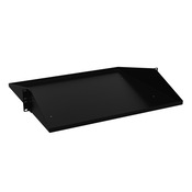 Полка стойки Hammond с двумя стойками по центру: 2U, ширина стойки 23 дюйма, глубина 19,5 дюйма, грузоподъемность 200 фунтов (PN # DNDMS23BK1)