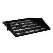 Полка стойки Hammond с двумя стойками по центру: 2U, ширина стойки 19 дюймов, глубина 19,5 дюймов, грузоподъемность 200 фунтов (PN # DNDMV19BK1)