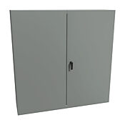 Корпус: 48 x 48 x 12 дюймов, настенное крепление, углеродистая сталь (PN# EN4TD484812GY)