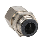Pneumatic Push-to-connect Fitting: 5/pk, bulkhead (PN# FB12-12N)