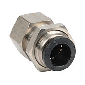 Pneumatic Push-to-connect Fitting: 5/pk, bulkhead (PN# FB12-14N)