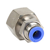Pneumatic Push-to-connect Fitting: 5/pk, bulkhead (PN# FB8M-12R)