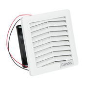 Fan: intake, 9.4 CFM, 24 VDC operating voltage (PN# FF08D24UN)