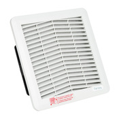 Fan: intake, 65 CFM, 230 VAC operating voltage (PN# FF13PA230UF)