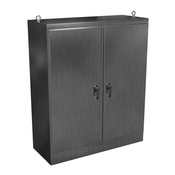 Enclosure: 72 x 60 x 24in, freestanding, 304 stainless steel (PN# HN4FS726024SS)