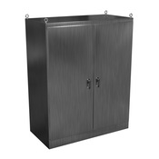 Enclosure: 90 x 72 x 36in, freestanding, 304 stainless steel (PN# HN4FS907236SS)