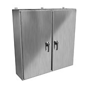 Корпус: 48 x 48 x 12 дюймов, настенное крепление, нержавеющая сталь 304 (PN# HN4WM484812SS)