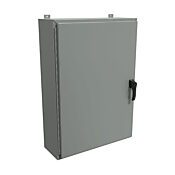 Корпус: 42 x 30 x 10 дюймов, настенное крепление, углеродистая сталь (PN# HW423010GYHK)