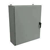 Корпус: 42 x 36 x 12 дюймов, настенное крепление, углеродистая сталь (PN# HW423612GYHK)