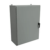 Корпус: 48 x 36 x 16 дюймов, настенное крепление, углеродистая сталь (PN# HW483616GYHK)