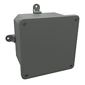 Корпус: 6 x 6 x 4 дюйма, настенное крепление, ПВХ (PN# J664PVC)