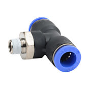 Pneumatic Push-to-connect Fitting: 5/pk, branch tee (PN# MBT10M-18R)