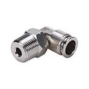 Pneumatic Push-to-connect Fitting: elbow (PN# ME12-12N-SS)
