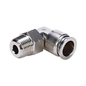 Pneumatic Push-to-connect Fitting: elbow (PN# ME12-38N-SS)