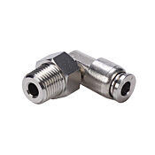 Pneumatic Push-to-connect Fitting: elbow (PN# ME4M-18R-SS)