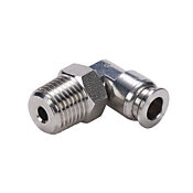 Pneumatic Push-to-connect Fitting: elbow (PN# ME6M-14R-SS)